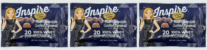 Inspire Milk Chocolate Salted Caramel Protein Powder by Bariatric Eating